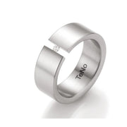 TENO Stainless Steel Diamond Band - FINAL SALE